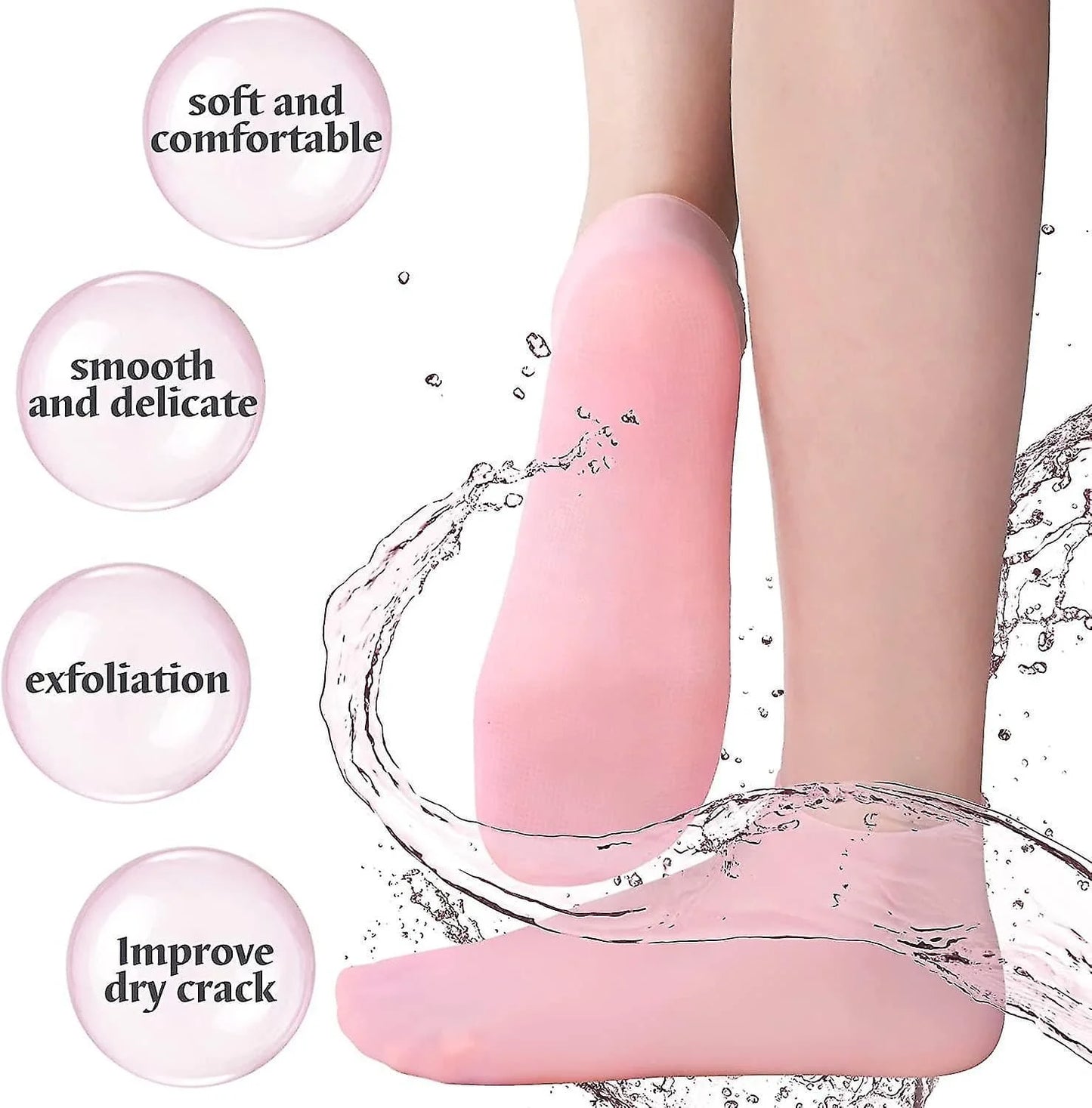 Silicon Gel Moisturizing Sock, Foot